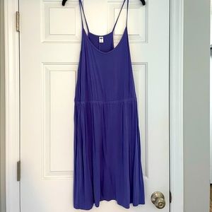 Lavender purple spaghetti strap dress L old navy